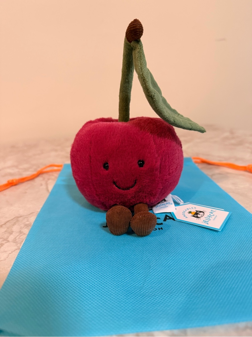 NWT Jellycat amuseables cherry with tags